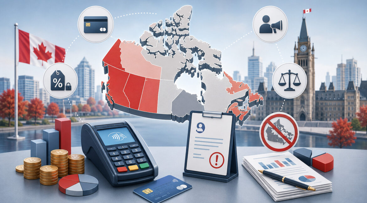 Canadian credit card surcharging rules and restrictions illustration